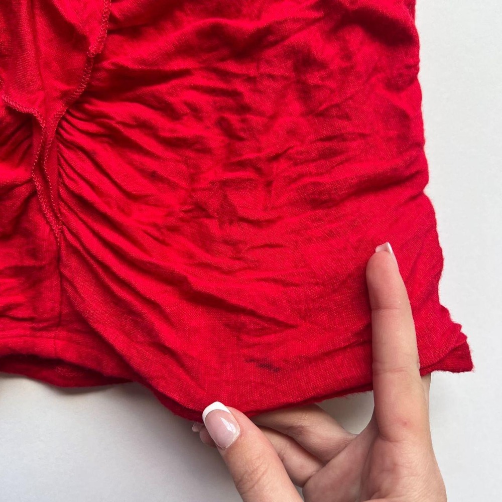 Cache Y2K Red Ruffle Halter Top - Picture 5 of 5